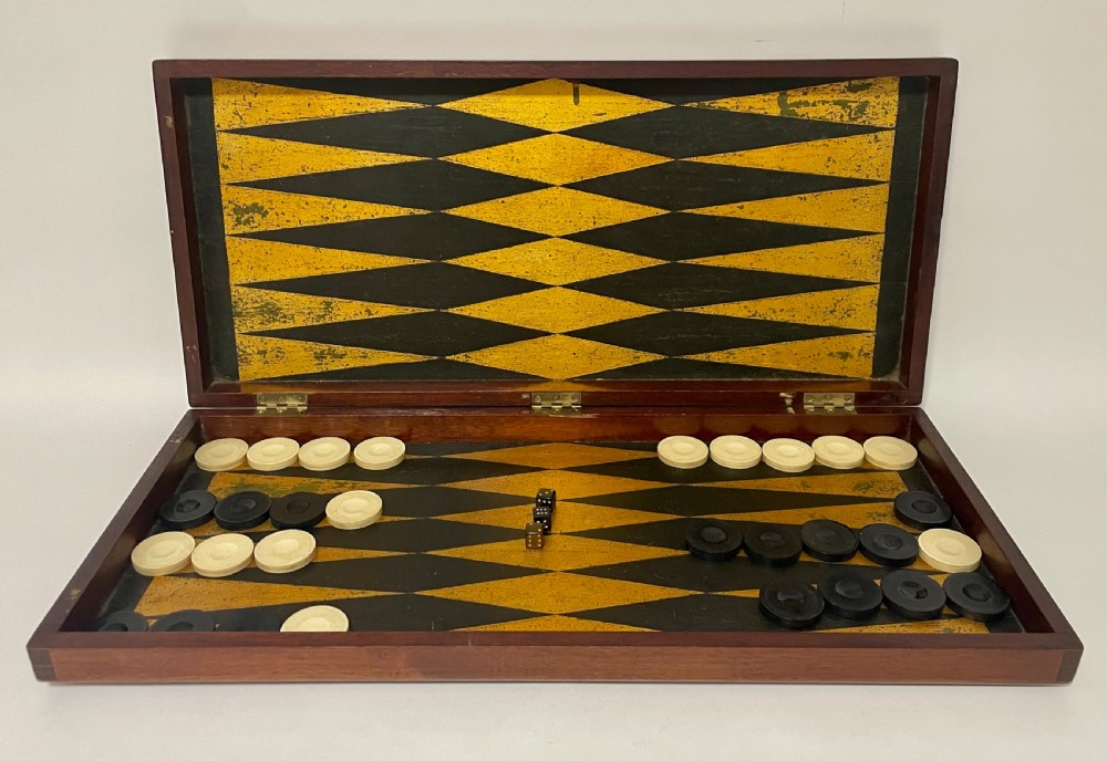 Edwardian Backgammon Set