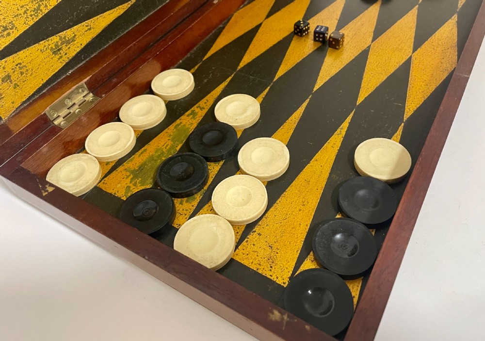Edwardian Backgammon Set View IX