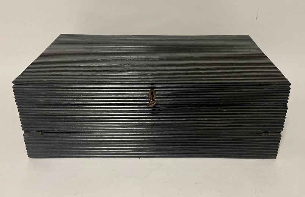 Antique Anglo-Indian Ebony Writing Slope View III