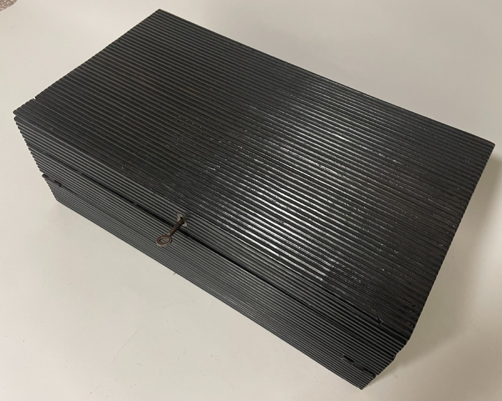Antique Anglo-Indian Ebony Writing Slope View II