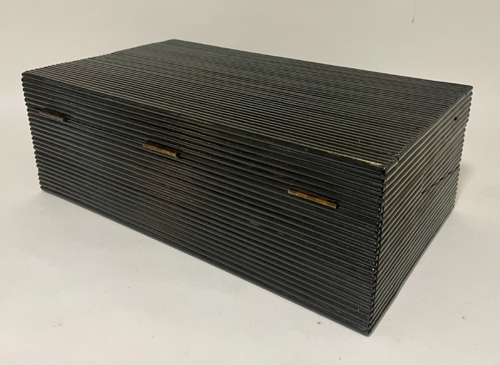Antique Anglo-Indian Ebony Writing Slope View IX