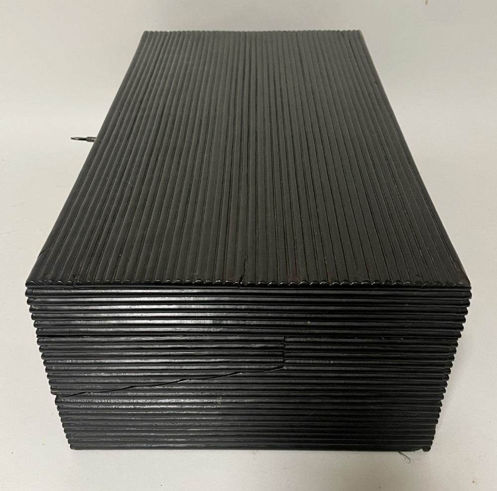 Antique Anglo-Indian Ebony Writing Slope View XXV