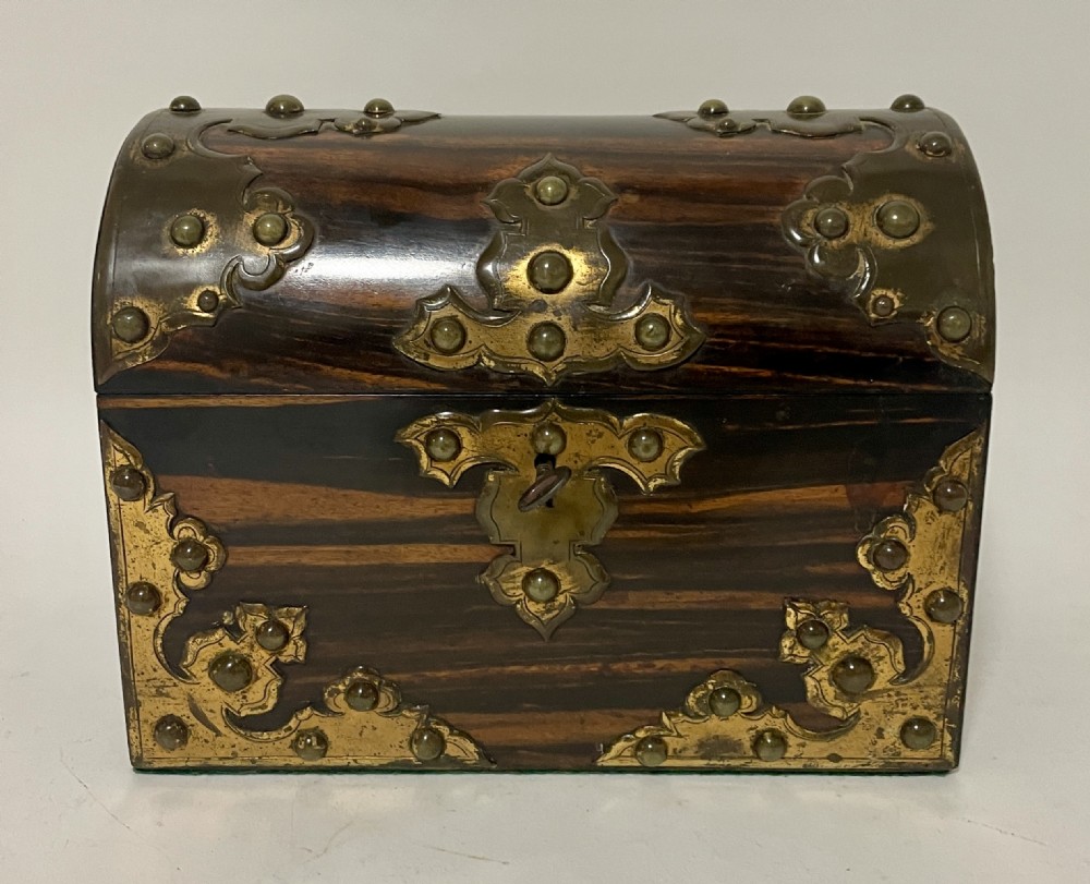 Victorian Coromandel Brass Mounted Box
