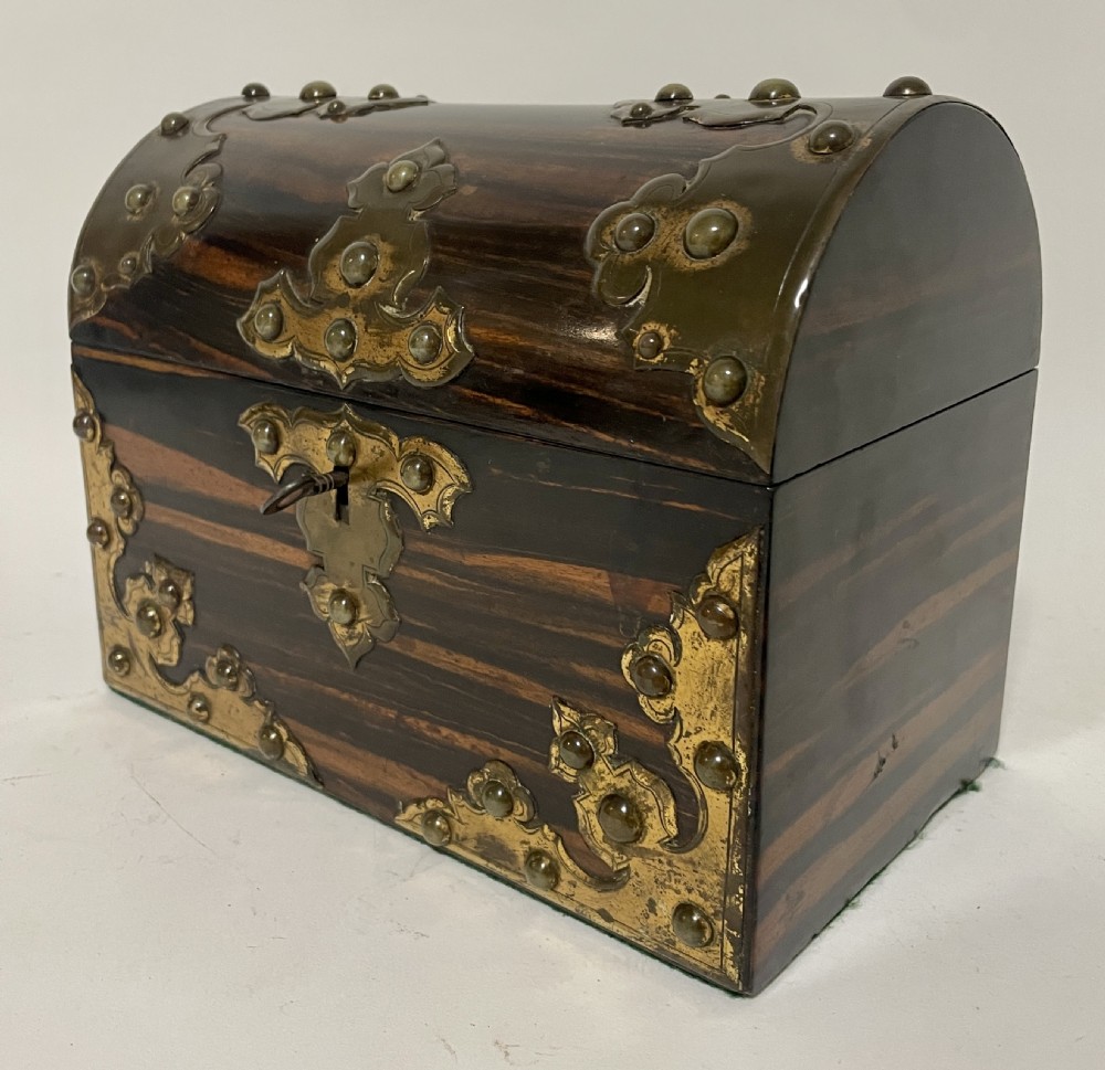 Victorian Coromandel Brass Mounted Box View VIII