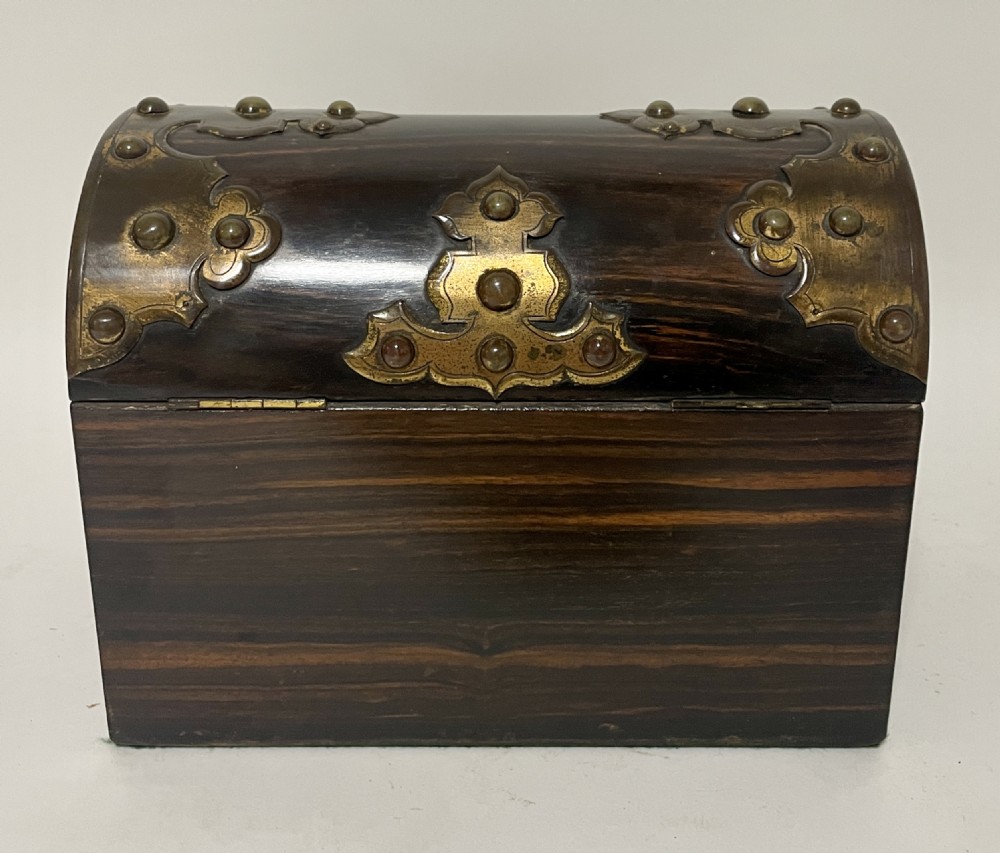 Victorian Coromandel Brass Mounted Box View XIV
