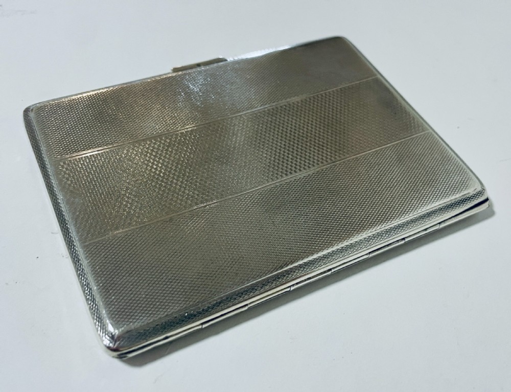 Antique Art Deco Silver Cigarette Case View VII