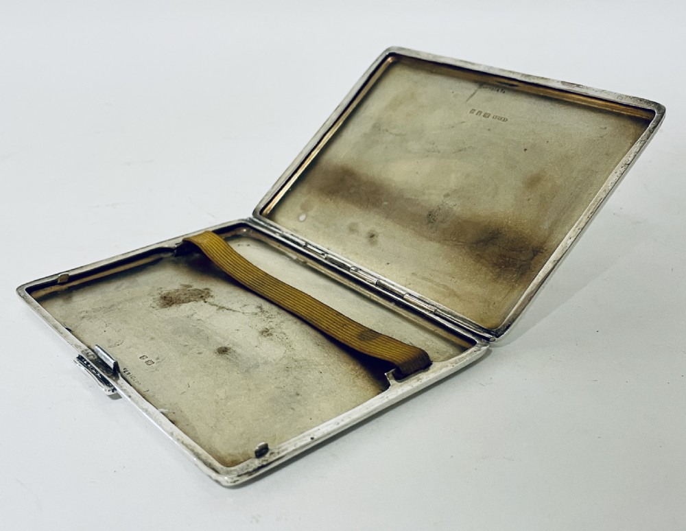 Antique Art Deco Silver Cigarette Case View XIII