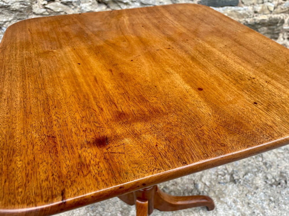 ?Georgian Mahogany Tilt Top Wine Table View XVII