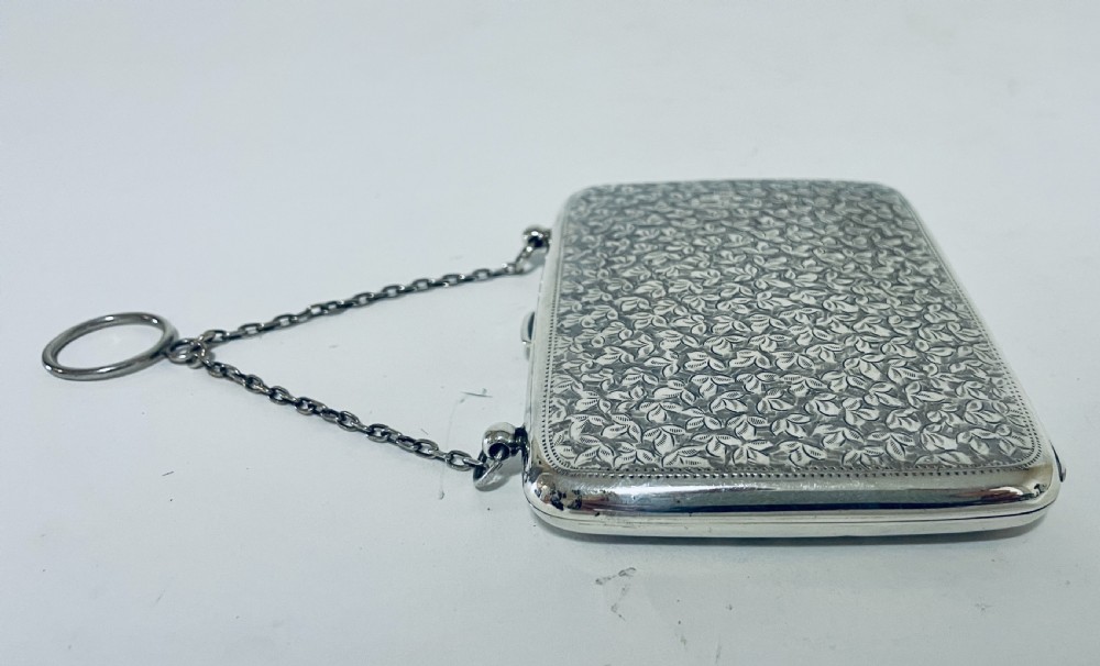 Antique Silver Calling Card Chatelaine View XIV