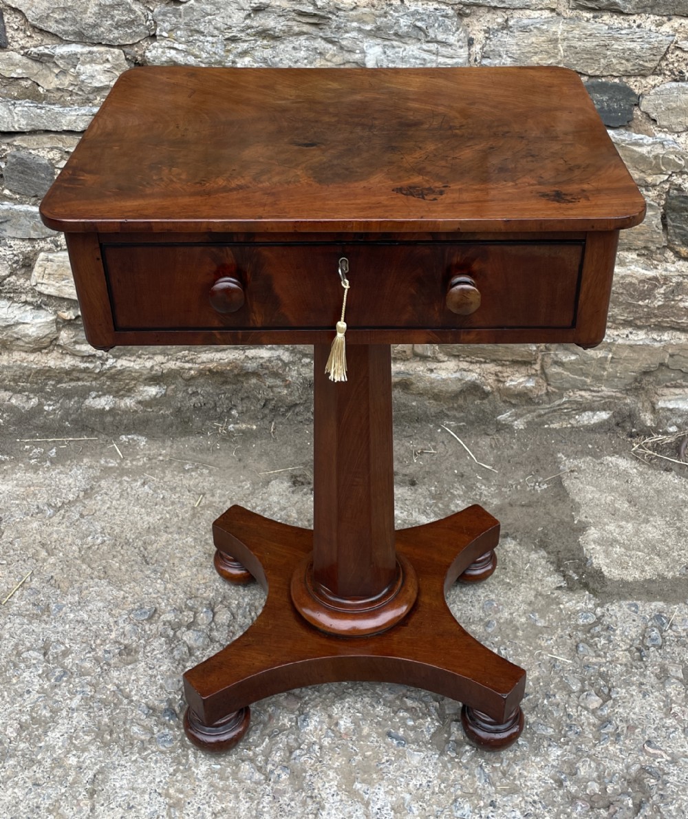 Regency Mahogany Work Table