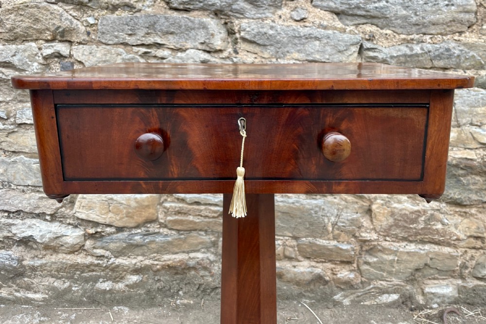 Regency Mahogany Work Table View V