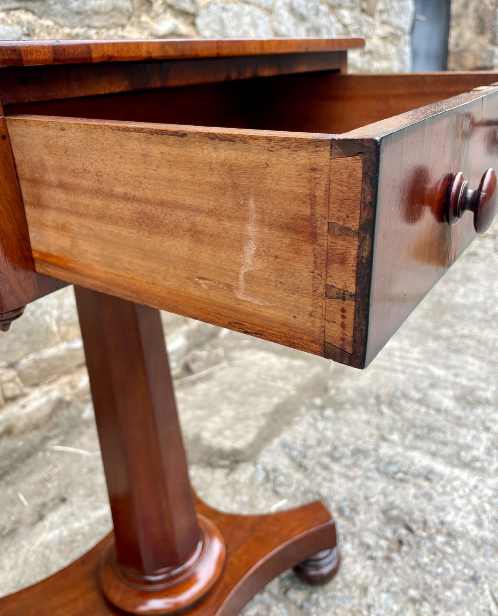 Regency Mahogany Work Table View X