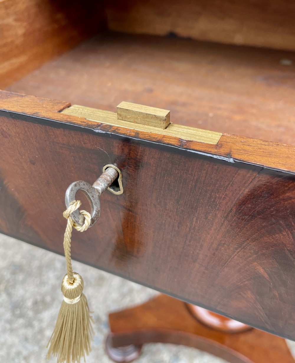 Regency Mahogany Work Table View XI