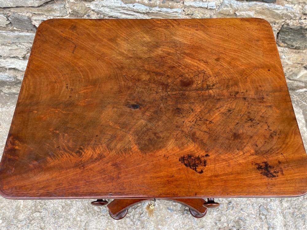 Regency Mahogany Work Table View XIII