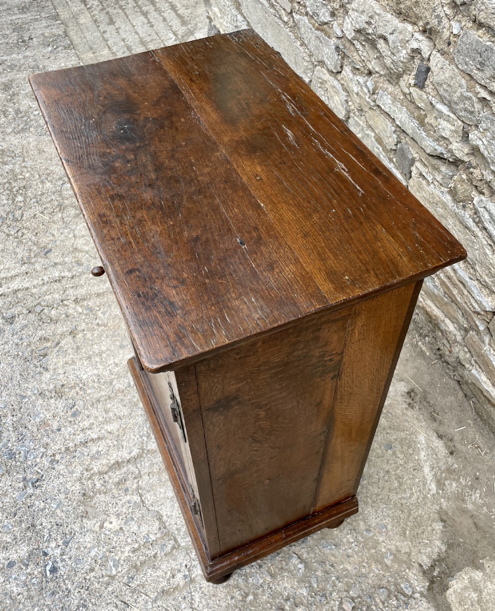 Antique Oak Cupboard View XX