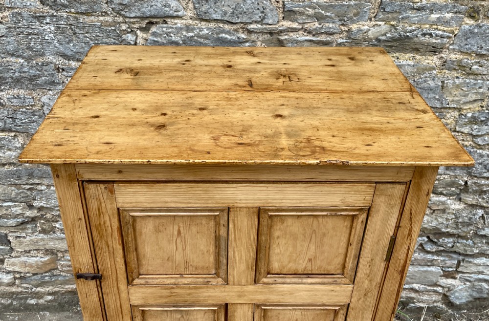 Antique Stripped Pine Larder Cupboard View VIII