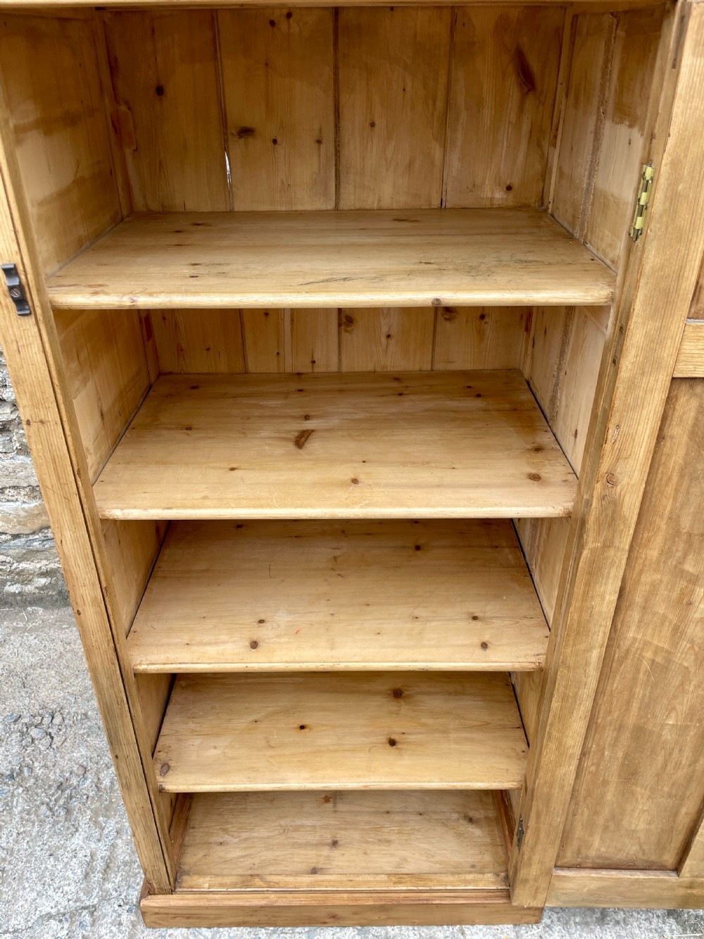 Antique Stripped Pine Larder Cupboard View XIV