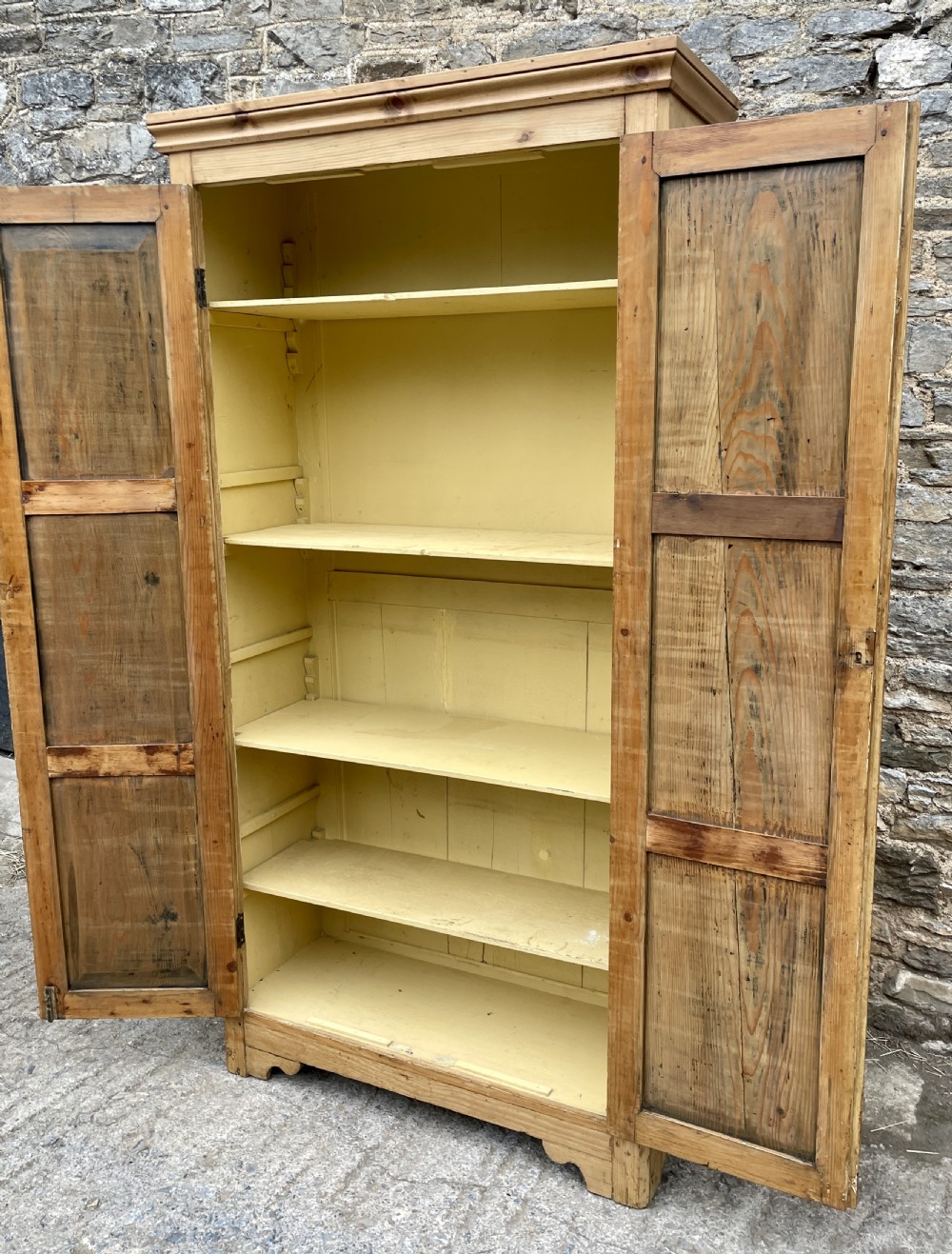 Large Antique Pine Cupboard View XII