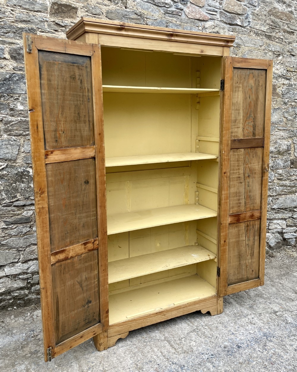 Large Antique Pine Cupboard View XIV