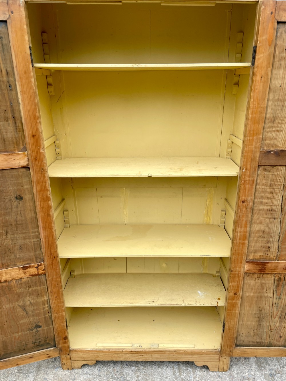 Large Antique Pine Cupboard View XV
