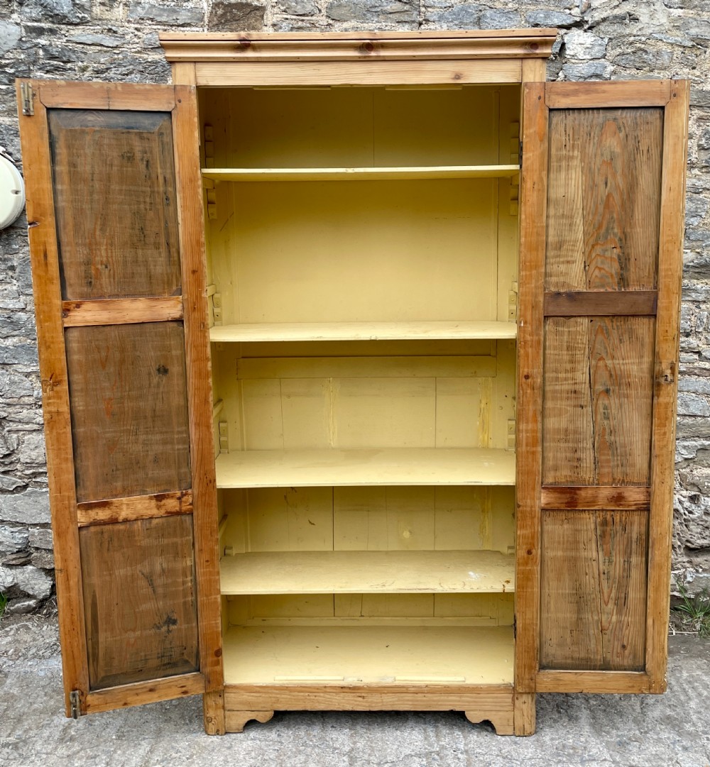 Large Antique Pine Cupboard View XIX