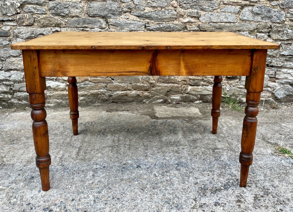 Victorian Pine Farmhouse Table View IV