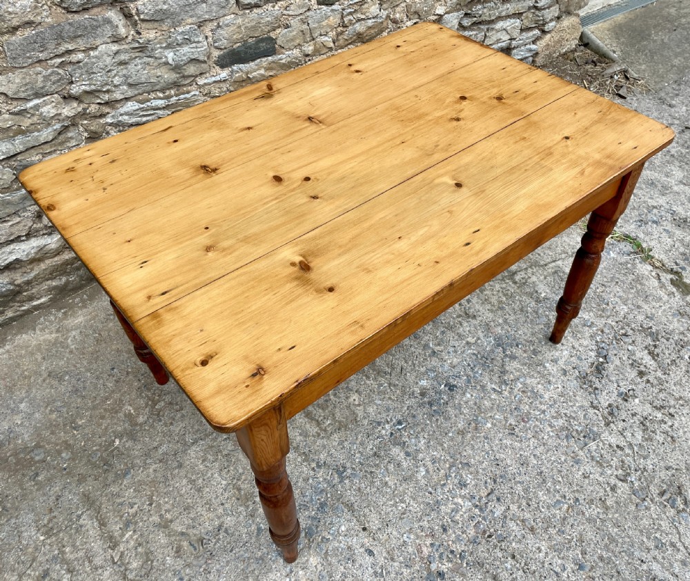 Victorian Pine Farmhouse Table View VI