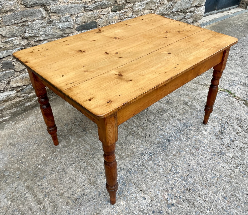 Victorian Pine Farmhouse Table View VII