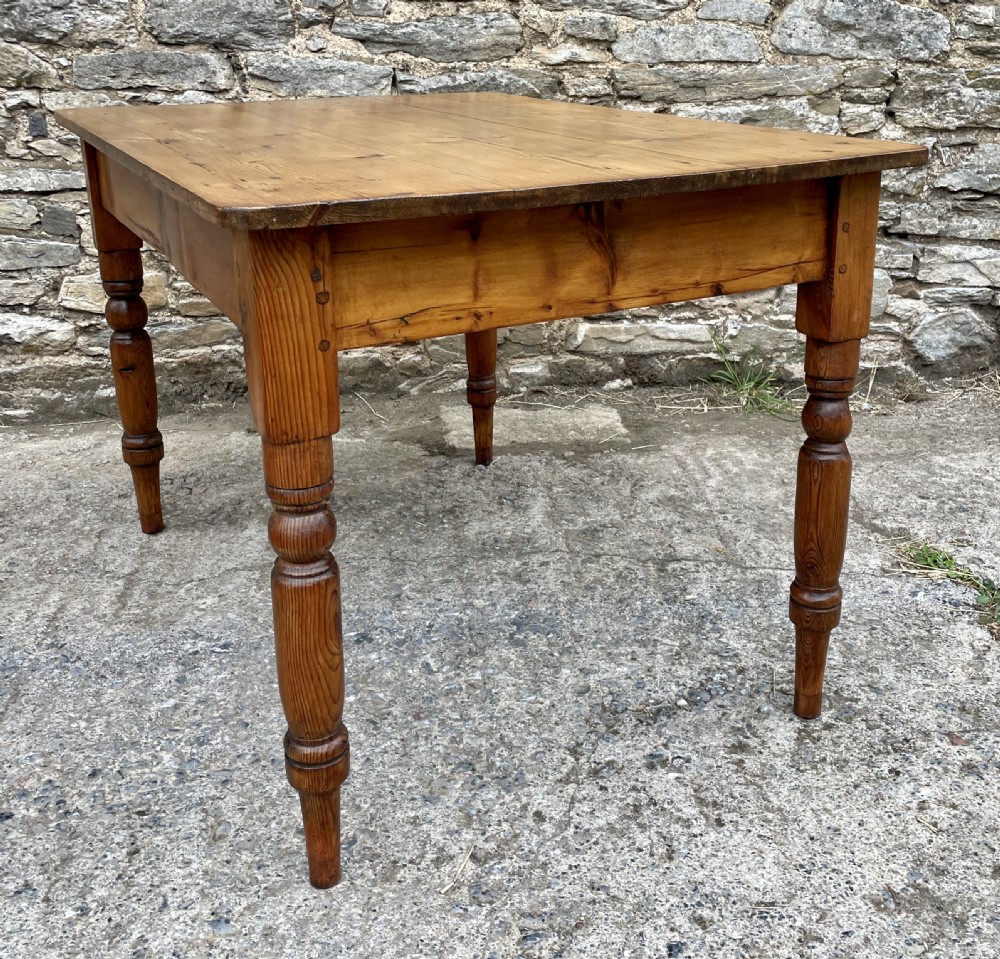 Victorian Pine Farmhouse Table View XV