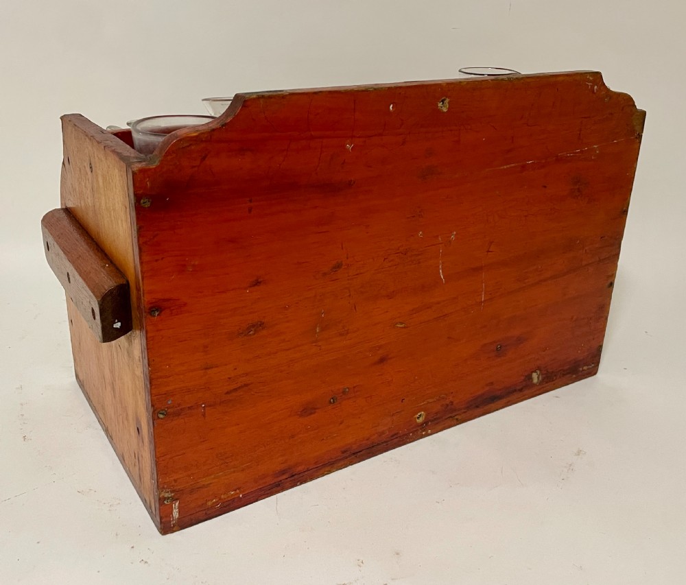 Antique Pine Apothecary Laboratory Stand View XII