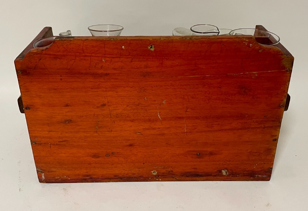 Antique Pine Apothecary Laboratory Stand View XIV