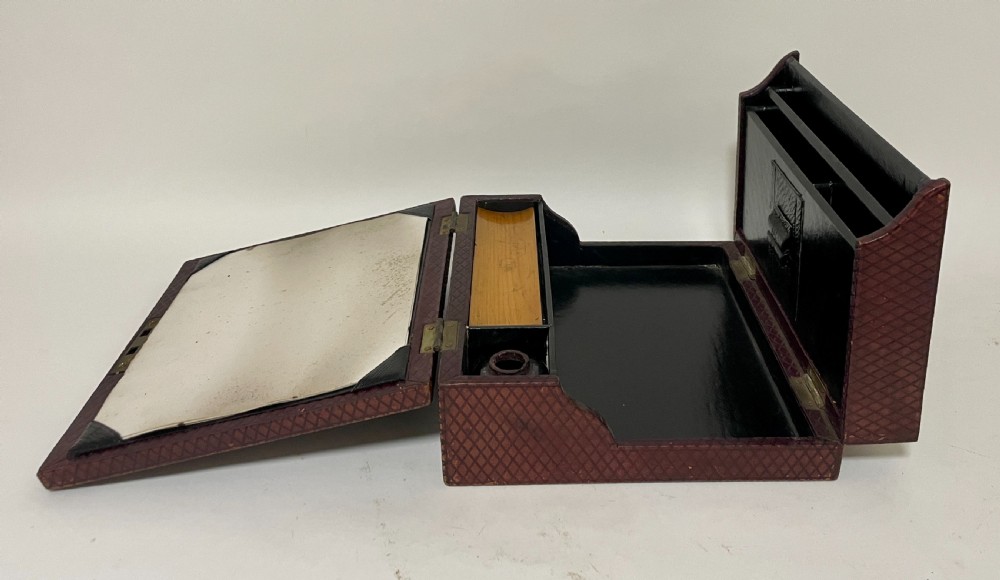 Antique Leather Writing Box View VIII