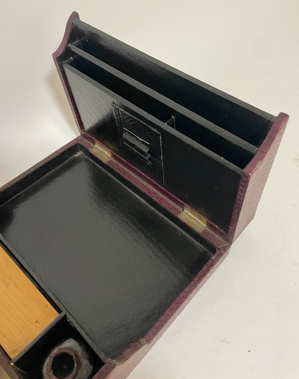 Antique Leather Writing Box View IX