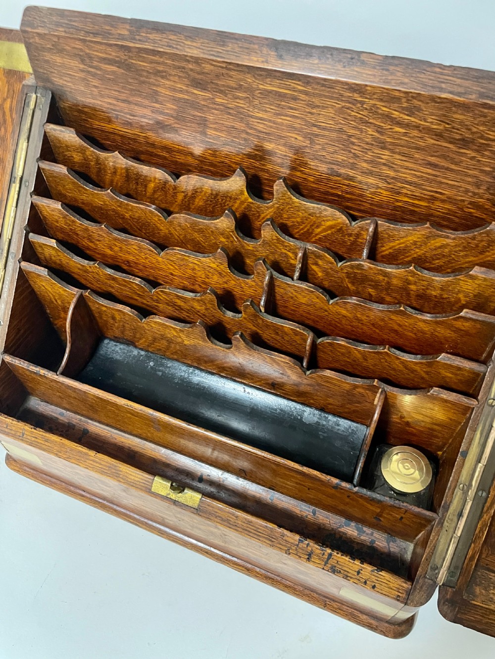 Victorian Brass Bound Stationery Cabinet View VIII