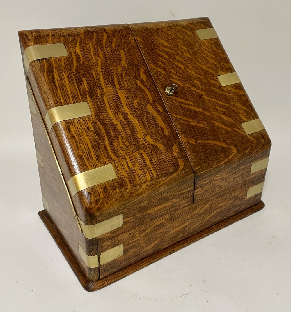 Victorian Brass Bound Stationery Cabinet View XIII