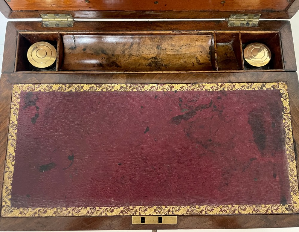 Victorian Burr Walnut Writing Slope View XIII