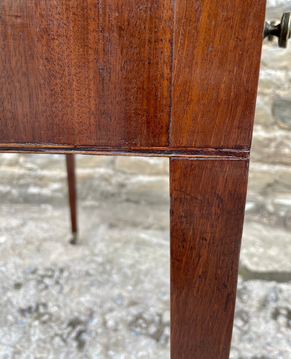 Georgian Mahogany Bow Front Table View VIII