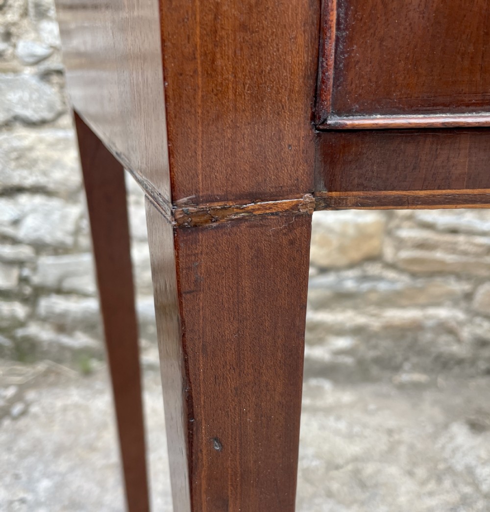 Georgian Mahogany Bow Front Table View XII