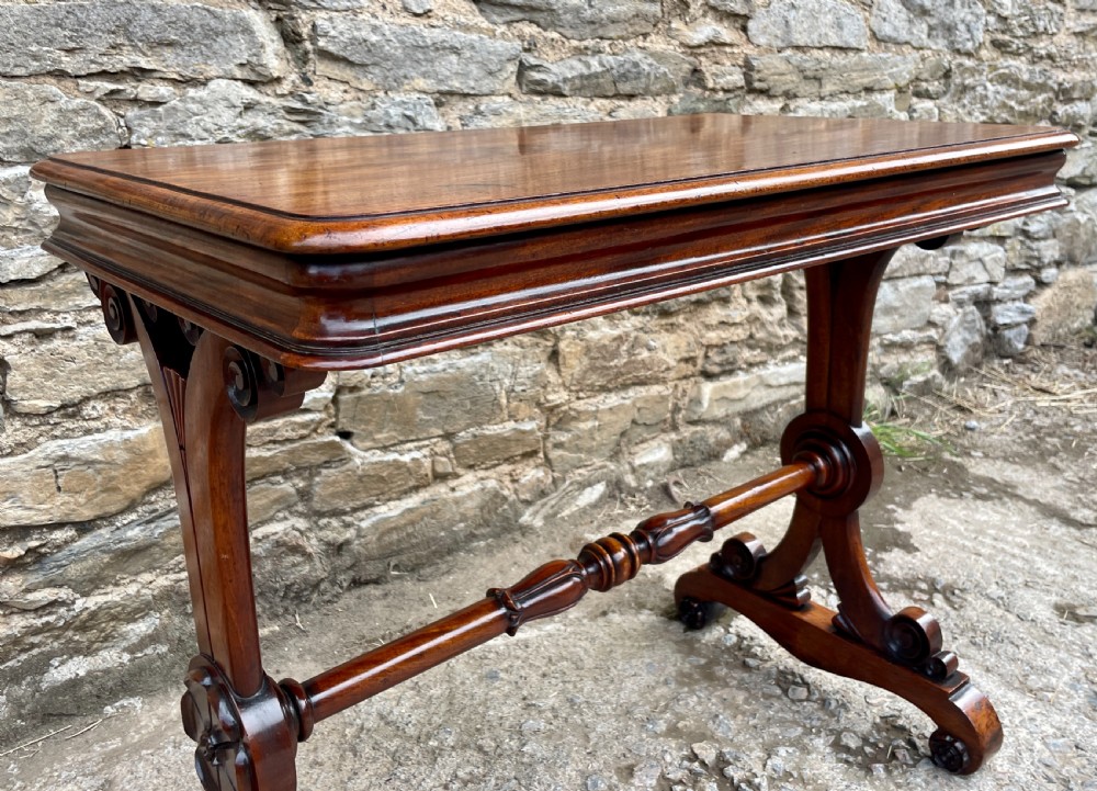Regency Mahogany Console Table View IX