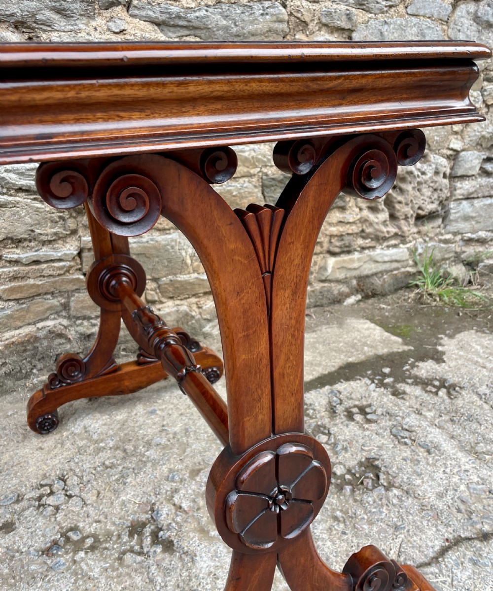 Regency Mahogany Console Table View XI