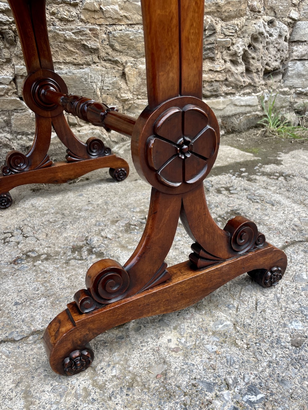 Regency Mahogany Console Table View XIII