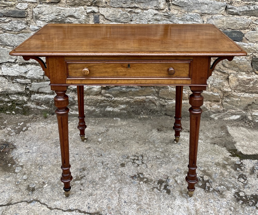 Victorian Walnut Writing Table