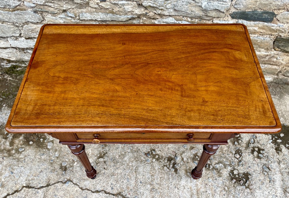 Victorian Walnut Writing Table View IV