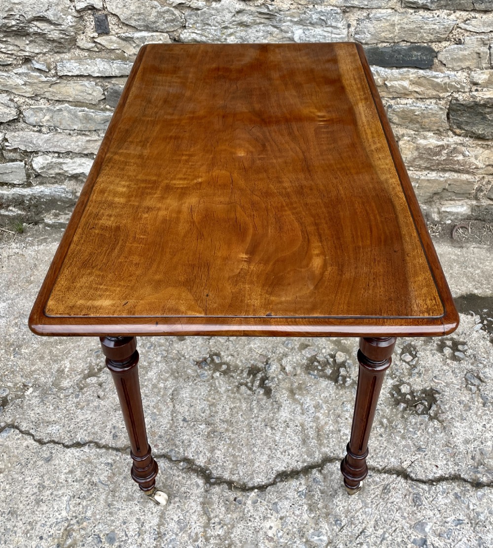 Victorian Walnut Writing Table View VIII