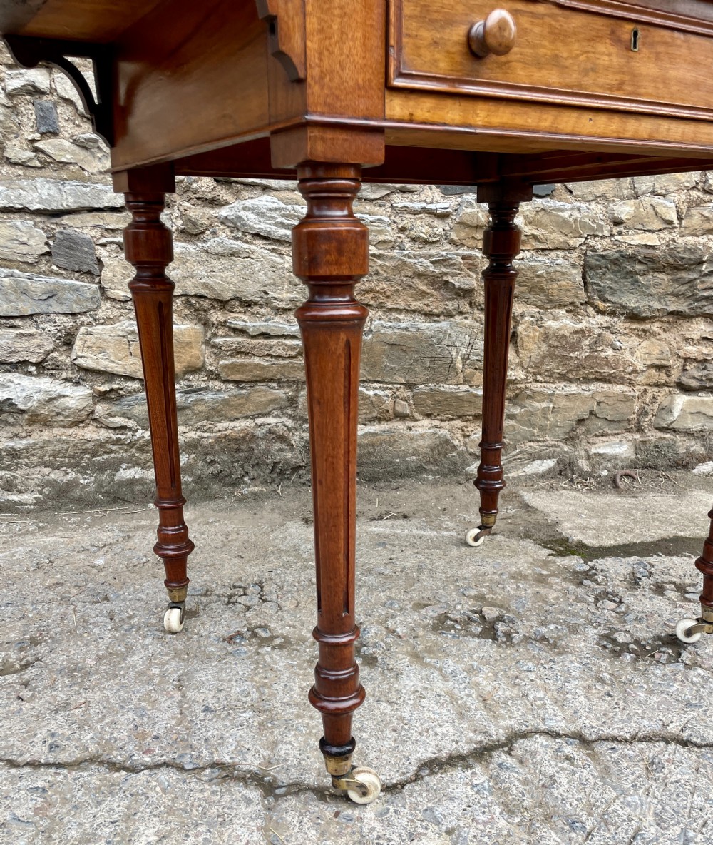 Victorian Walnut Writing Table View XX
