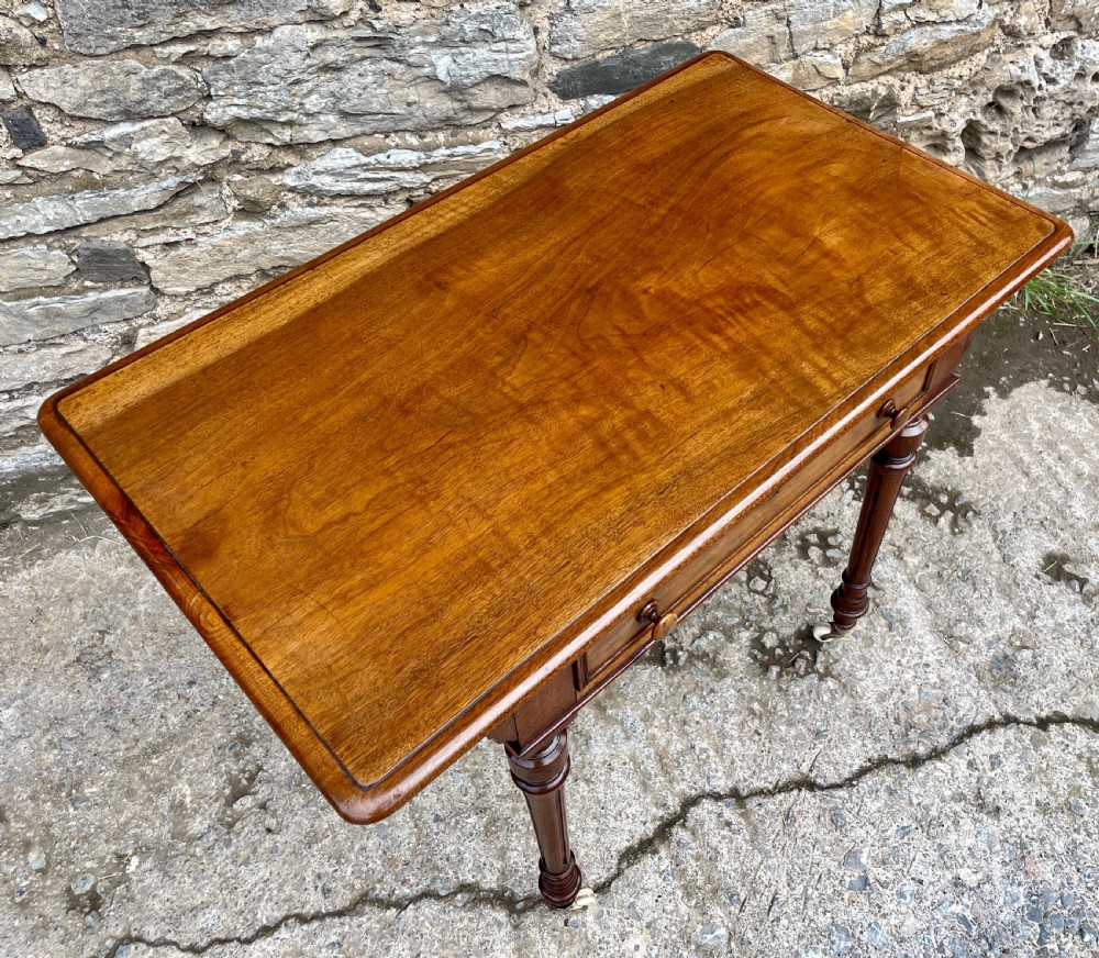 Victorian Walnut Writing Table View XXI