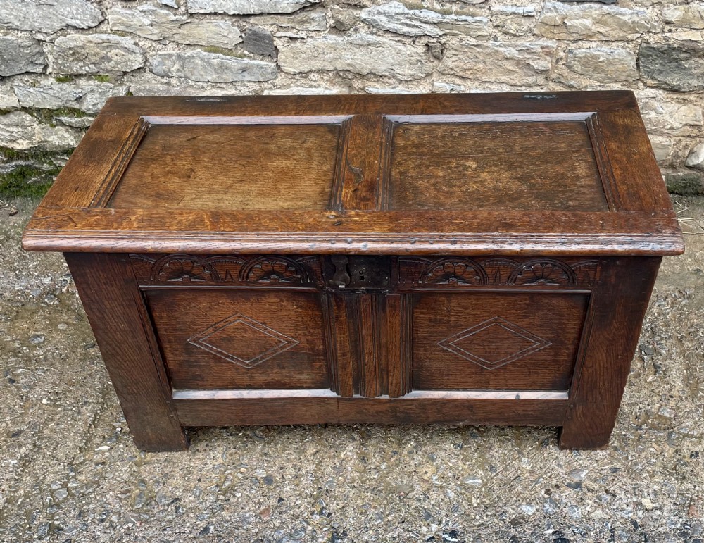 18th Century Oak Coffer View III