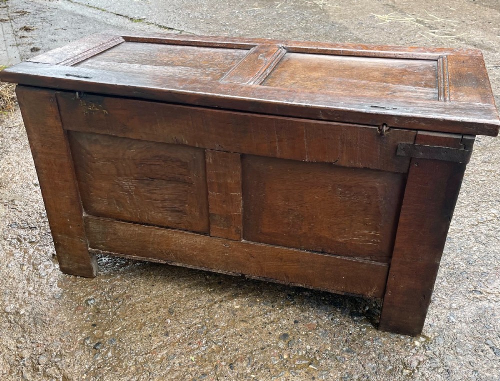 18th Century Oak Coffer View XVII