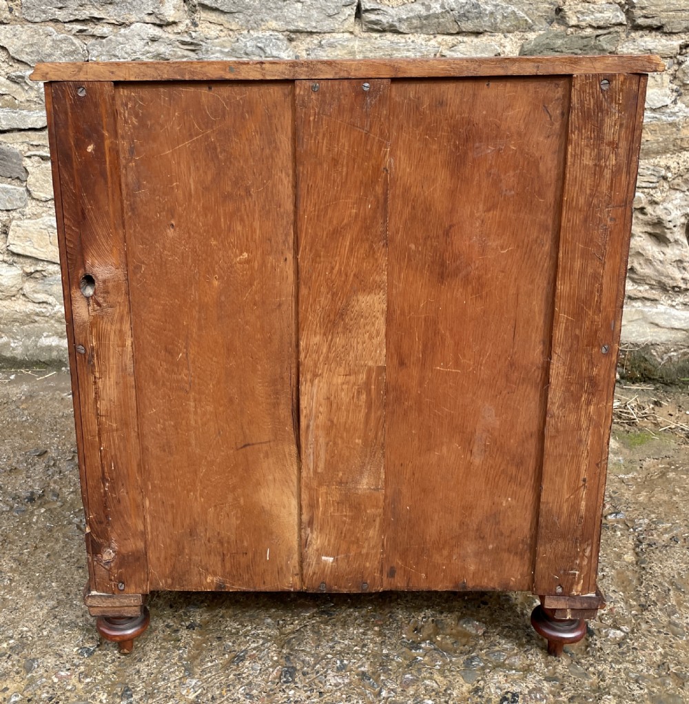 Victorian Yew Wood Wellington Chest View XV