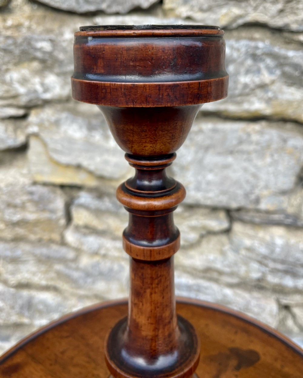Victorian Mahogany Candle Stand View V